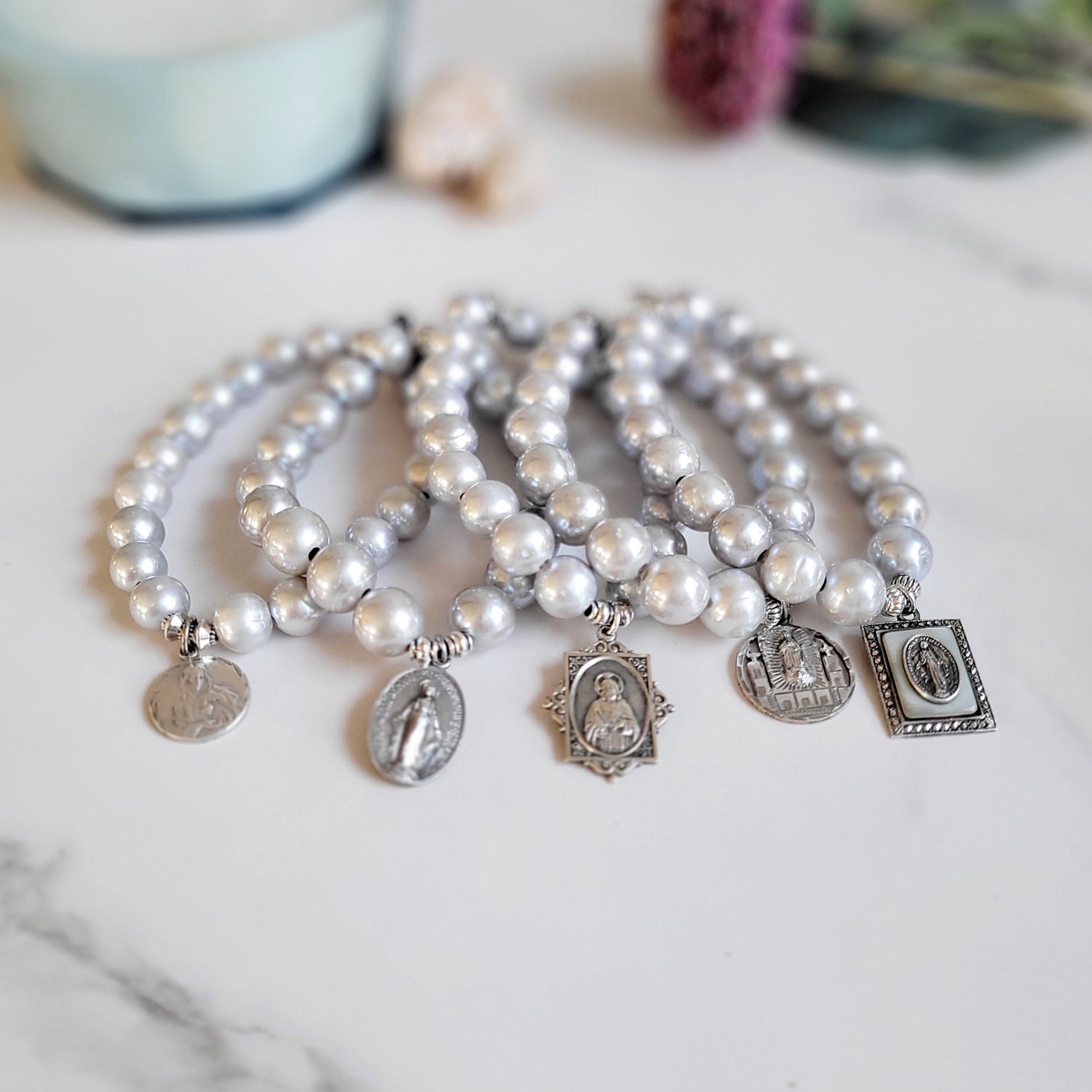 Freshwater Pearl Silver Gray Collection