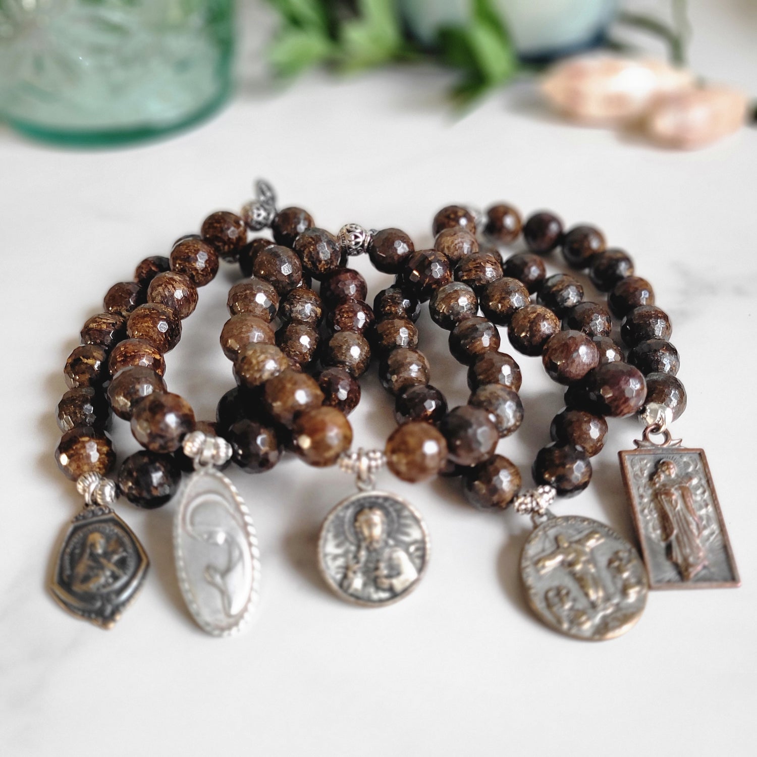 Bronzite Faceted Collection